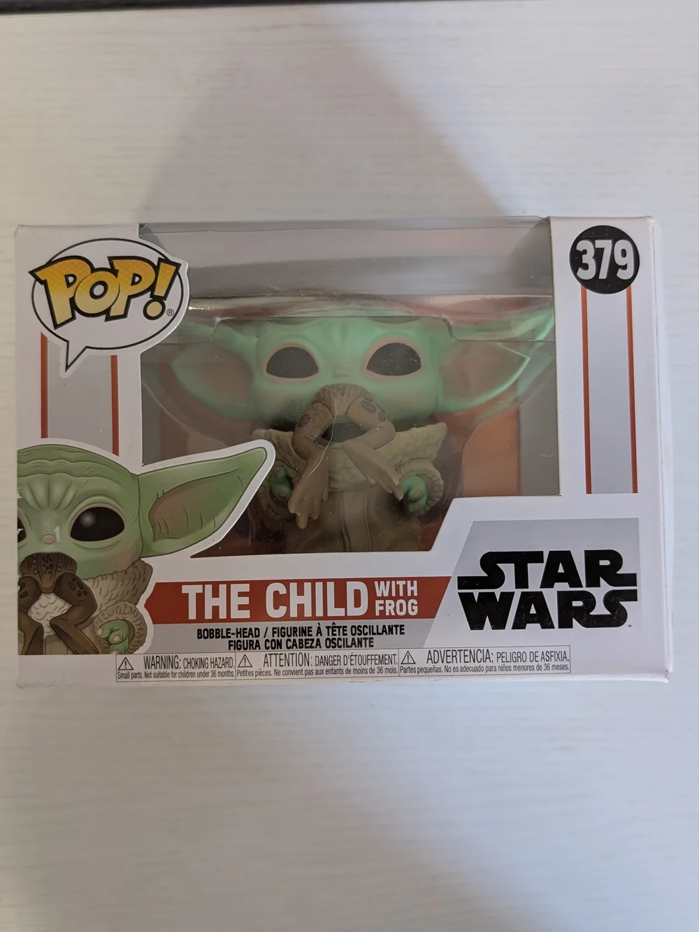 Funko Pop! The Child with Frog Figure - Green & Brown